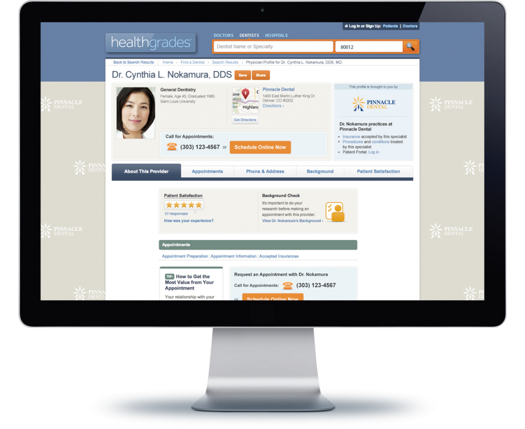 Healthgrades Profiles Going beyond the “Basic” Dental Marketing